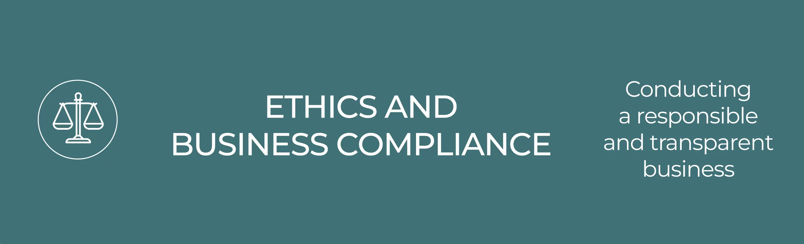 ethics and business compliance